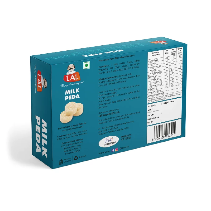 Lal Sweets Milk Peda, 400 g-2.webp